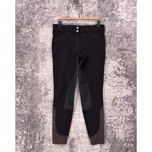 Dover Saddlery Riding Breeches 28 Womens Black Full Seat Pants Equestrian
